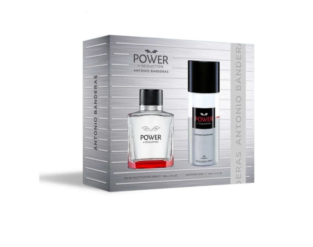 Antonio Banderas Power of Seduction EDT (M) / 2 Pc SP 100 ml; DEO 150 ml